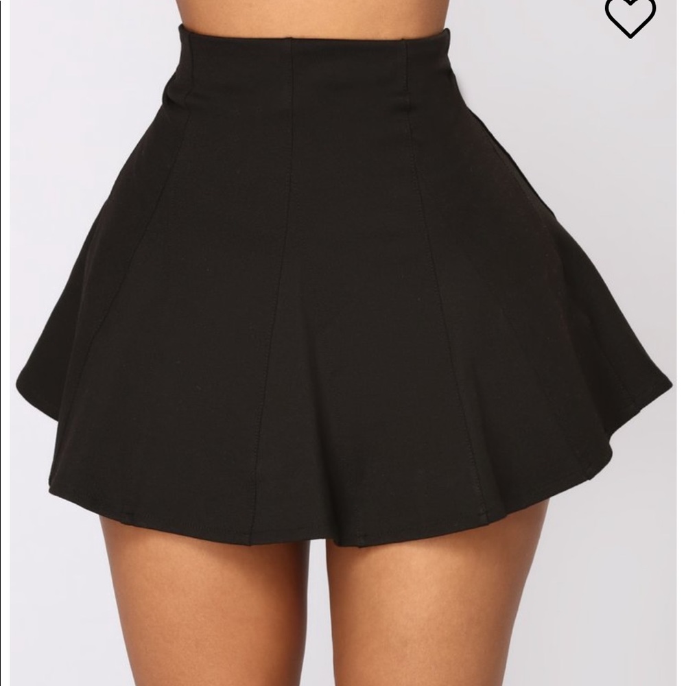 NWOT fashion Nova Black skort